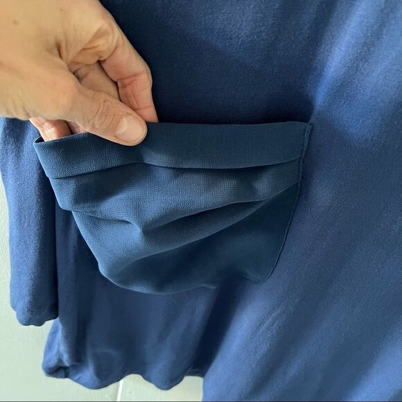 Logo By Lori Goldstein Chiffon Detail Tunic Top - Picture 7 of 9